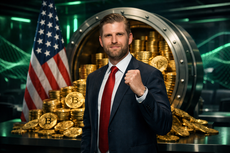 Hanya 6 Bulan Setelah IPO, Perusahaan Milik Eric Trump Berhasil Akumulasi 6.000 BTC