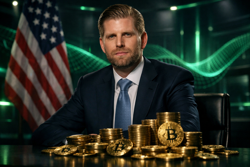 Eric Trump Sebut BTC Aset Terbaik di Dunia, Harga Bisa Capai $1 Juta