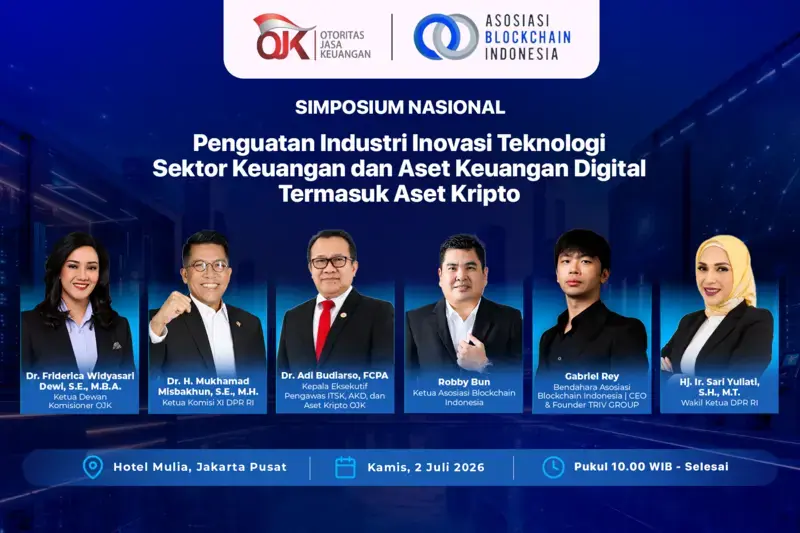 OJK Bersama ABI Gelar Simposium Nasional Bahas Masa Depan Kripto dan Keuangan Digital Indonesia