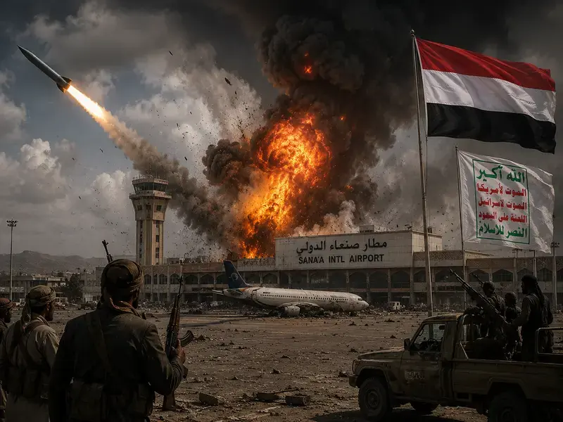Houthi Tuding Arab Saudi Serang Bandara Sanaa Demi Persulit Iran