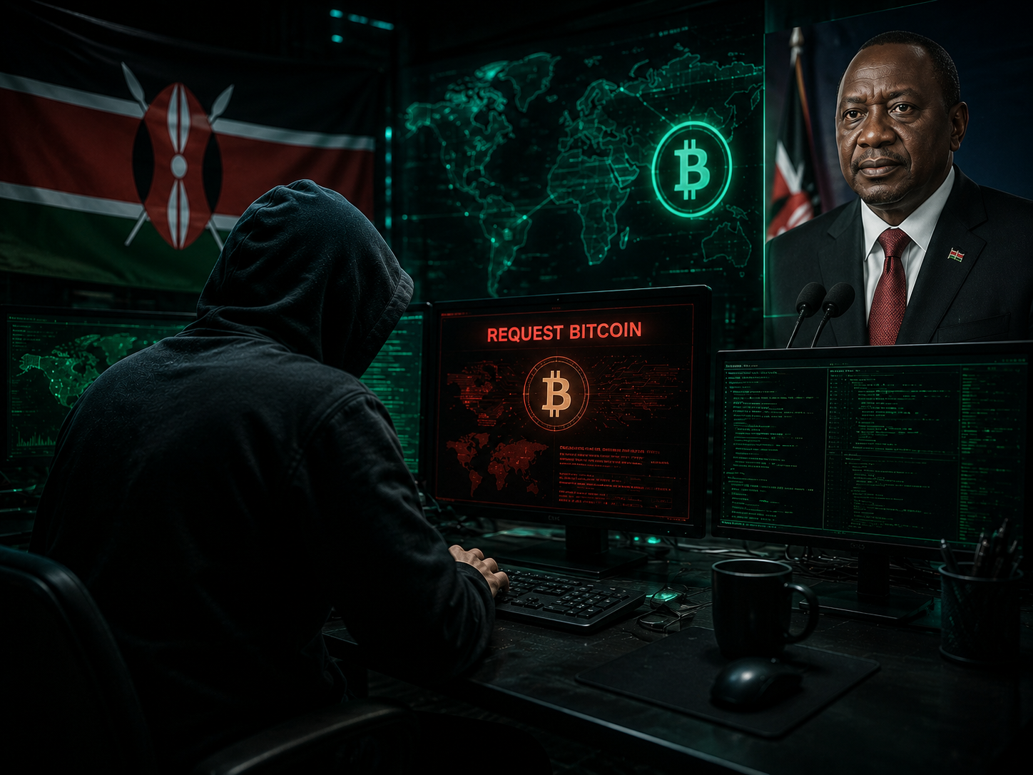 Situs Web Presiden Kenya Sempat Diretas, Pelaku Tuntut Tebusan 5 Bitcoin