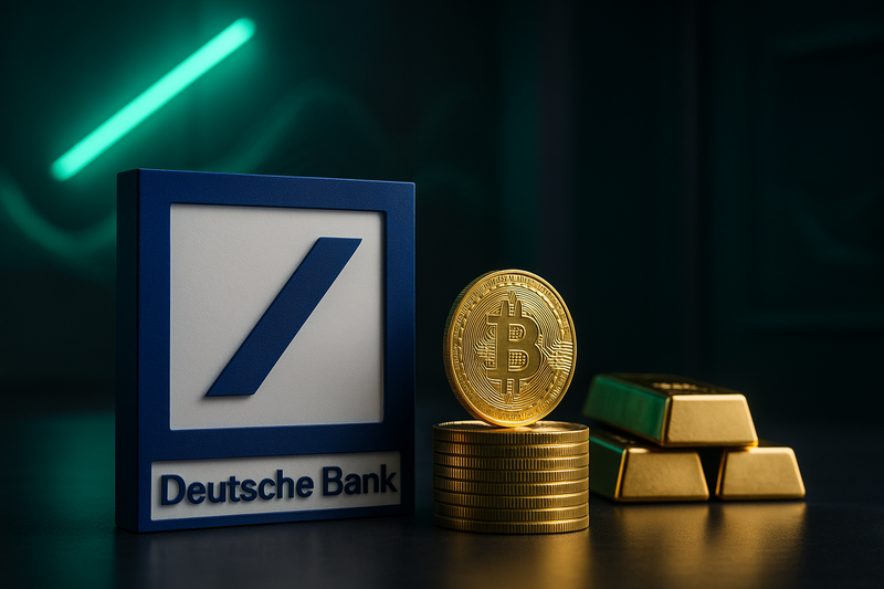 Deutsche Bank Sebut Bitcoin dan Emas Jadi Cadangan Utama Bank Sentral Pada 2030