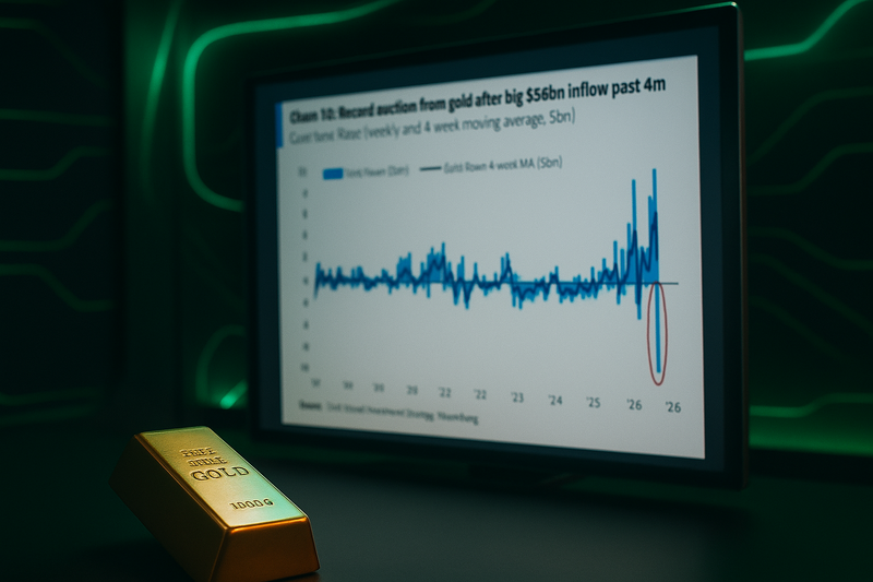 Dana Emas Catat Outflow Rekor $7,5 Miliar Setelah Inflow Besar $59 Miliar dalam 4 Bulan