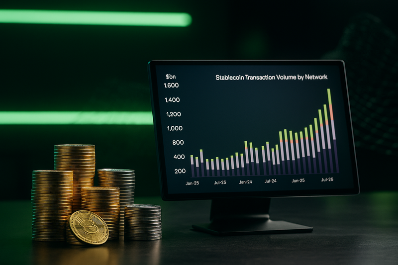 Volume Transaksi Stablecoin Sentuh Rekor Baru $1,4 Triliun Sepanjang Oktober 2025