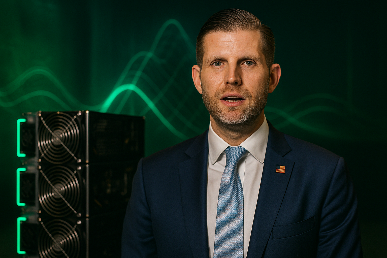 Eric Trump Pamerkan 35.000 Server Mining Bitcoin Milik American Bitcoin