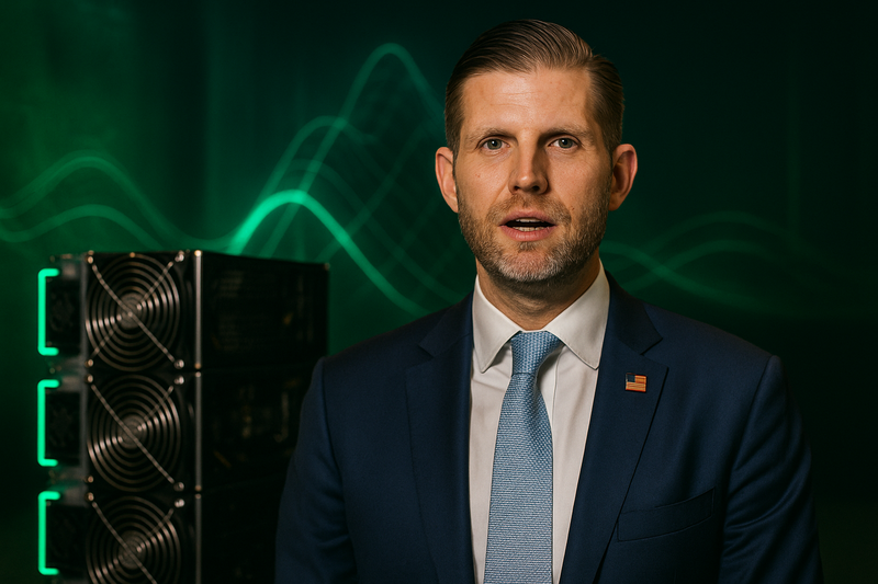 Eric Trump Pamerkan 35.000 Server Mining Bitcoin Milik American Bitcoin