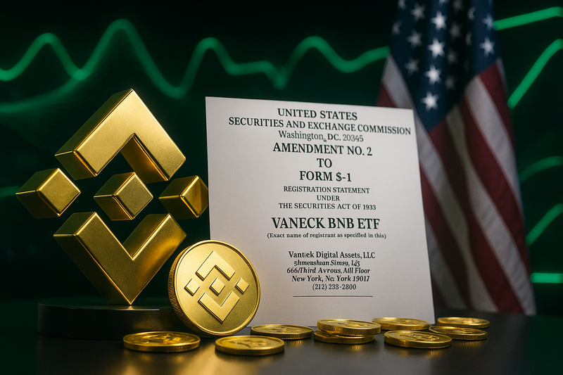 VanEck Resmi Daftarkan ETF BNB ke SEC, Siap Listing di Nasdaq