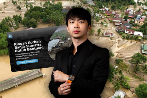 Founder & CEO Triv, Gabriel Rey, Beri Donasi untuk Korban Banjir di Sumatera