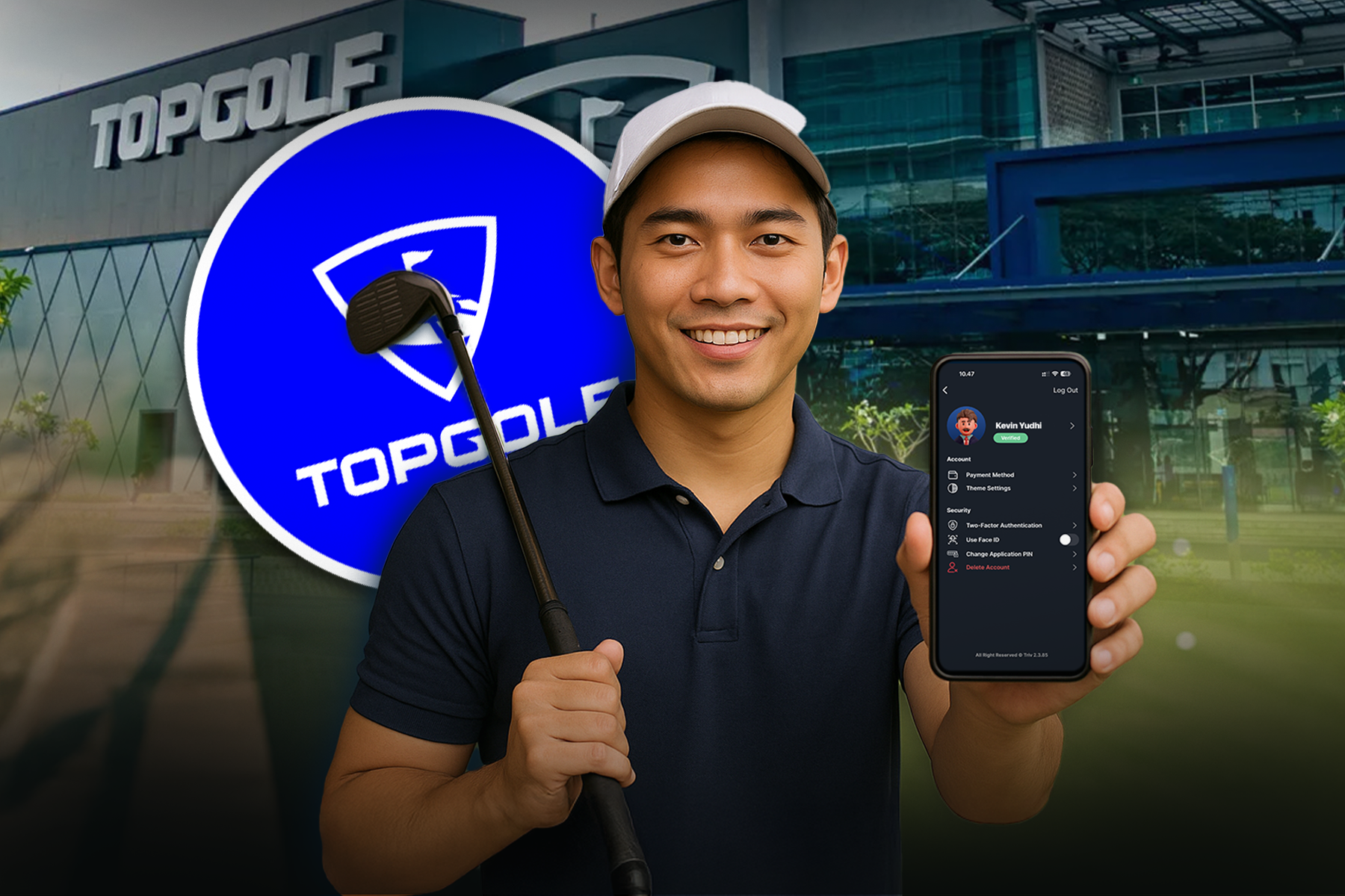 Diskon 5% TANPA SYARAT di TOPGOLF Untuk Pengguna Triv x Cryptowave