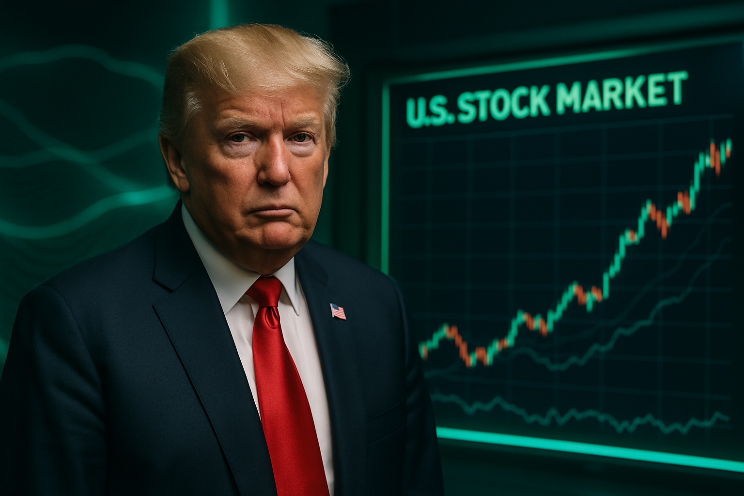 Trump Klaim Rekor Saham AS Terjadi Karena Kebijakan Tarif