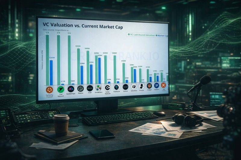 CryptoRank Catat Proyek Kripto Dukungan VC Alami Penurunan Valuasi