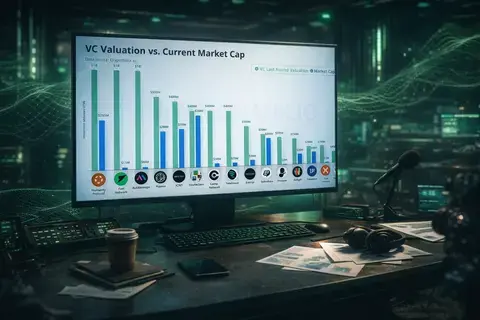 CryptoRank Catat Proyek Kripto Dukungan VC Alami Penurunan Valuasi