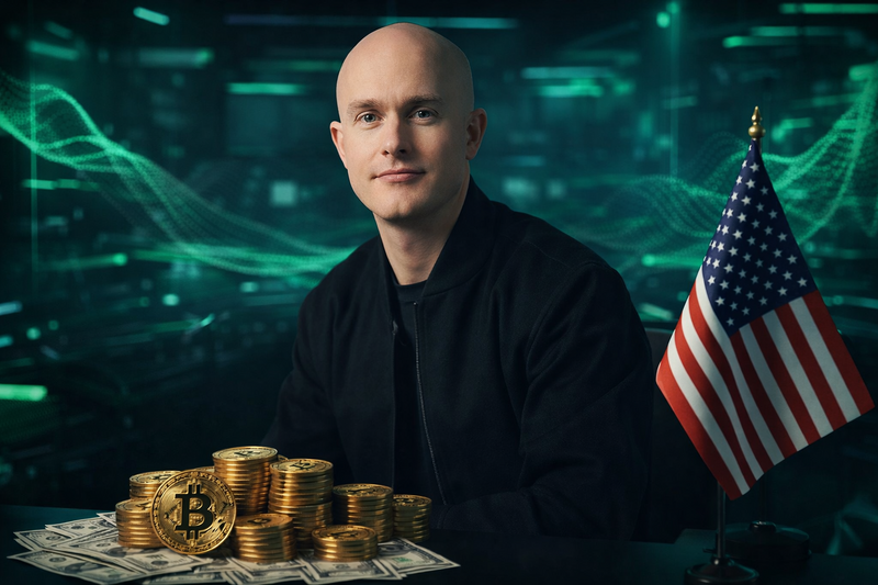 Brian Armstrong: Bitcoin Bagus untuk Dolar AS