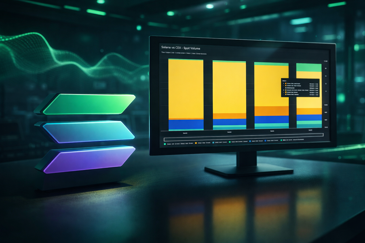 Volume Spot DEX Solana Capai Peringkat 2 Global Tembus $1,7 Triliun di 2025