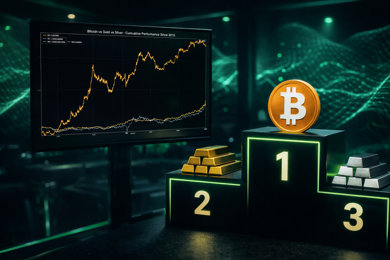 Statistik Mencatat Bitcoin Melonjak 27 Ribu Persen Sejak 2015 Ungguli Emas dan Perak