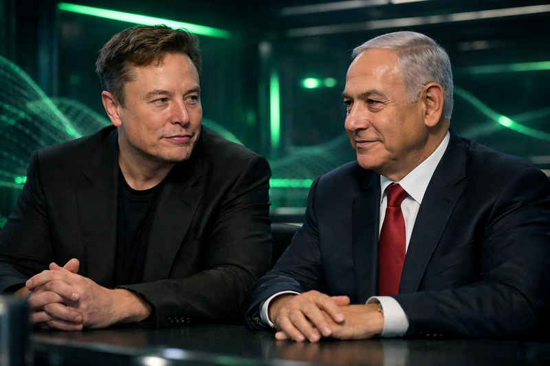 Elon Musk Bahas Pengembangan AI Dengan PM Israel Netanyahu