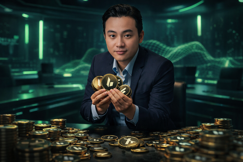 Justin Sun Borong Token LIT Senilai $33 Juta, Kuasai 5% Suplai Beredar