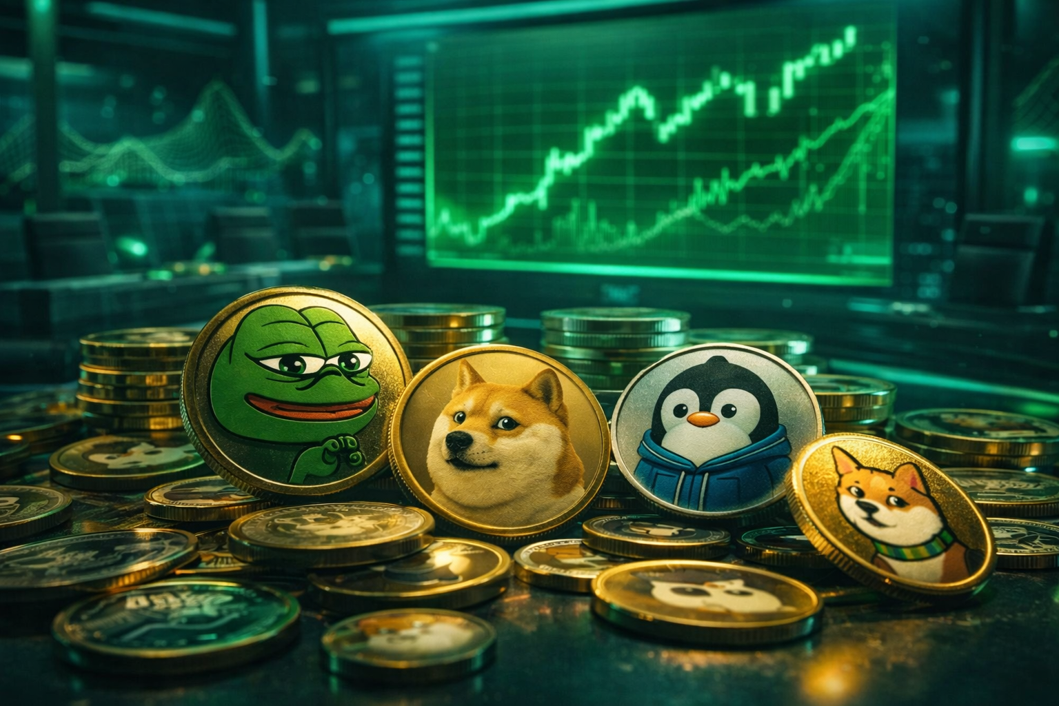 Market Menghijau, Sektor Meme Coin Kembali Bergairah