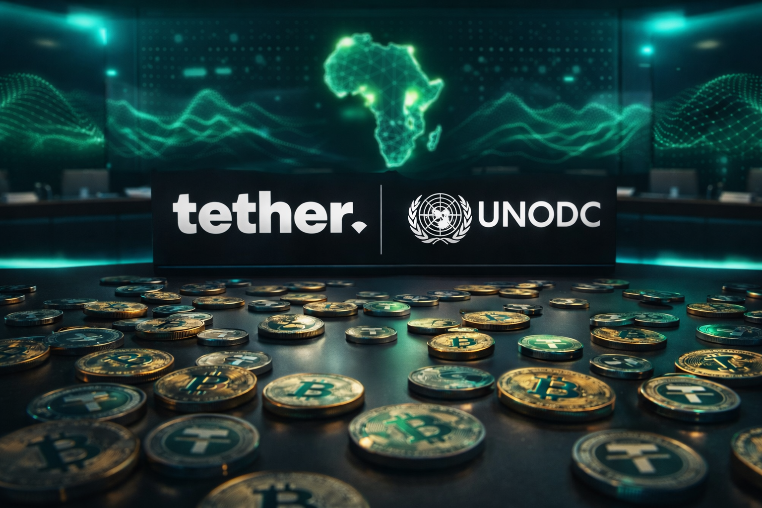 PBB Gandeng Tether Perangi Kejahatan Kripto di Afrika