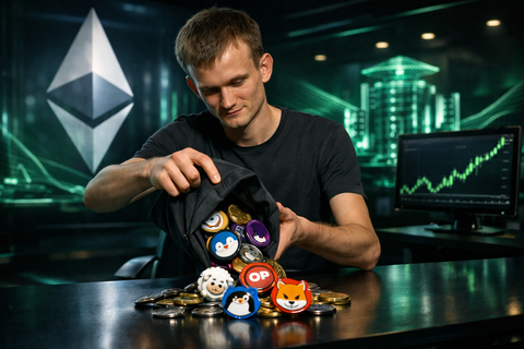 Bersih-Bersih Wallet, Vitalik Terpantau Jual Memecoin dari Airdrop
