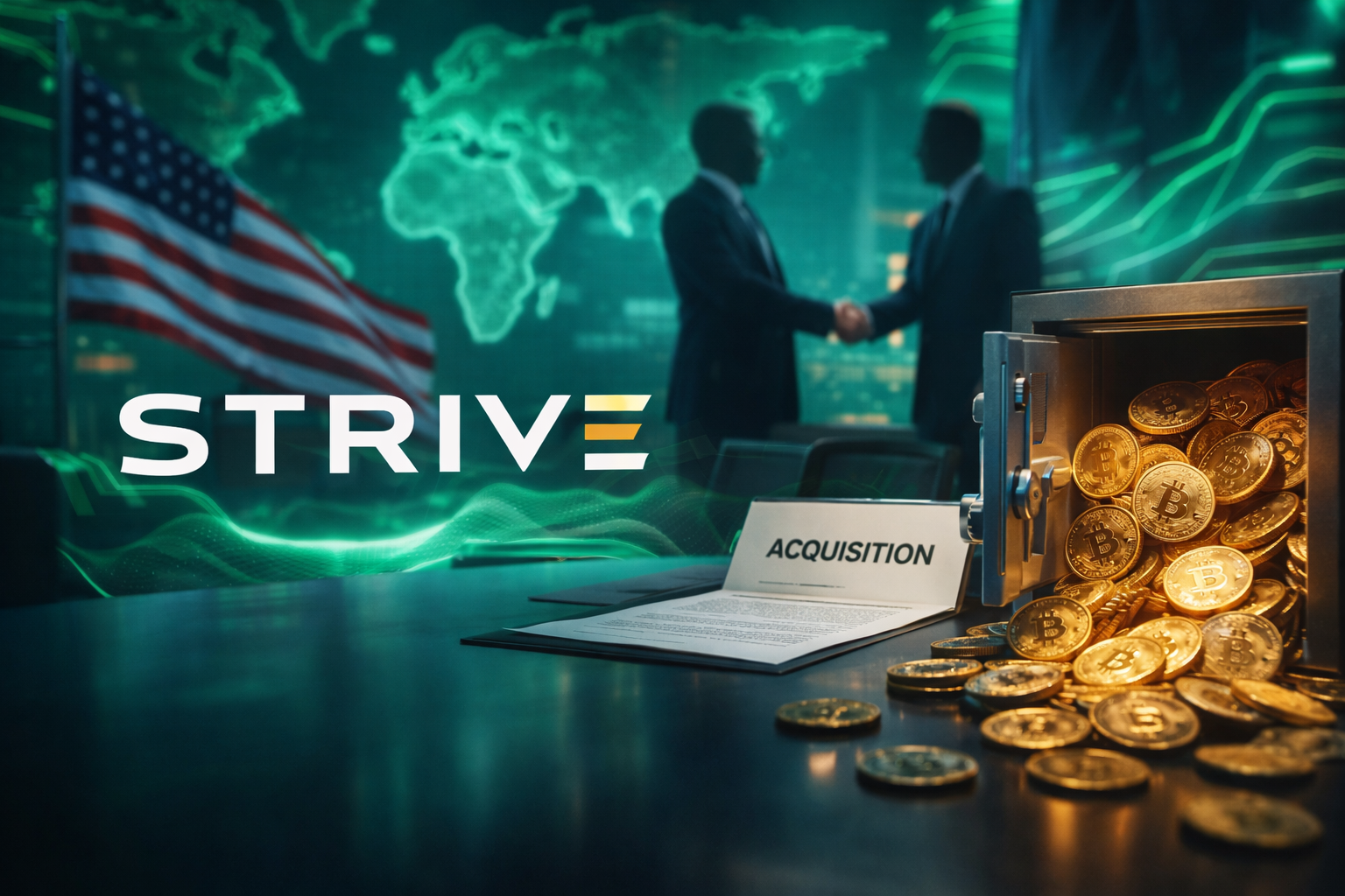 Strive Jadi Perusahaan Pertama di Dunia yang Akuisisi Perusahaan Treasury Bitcoin