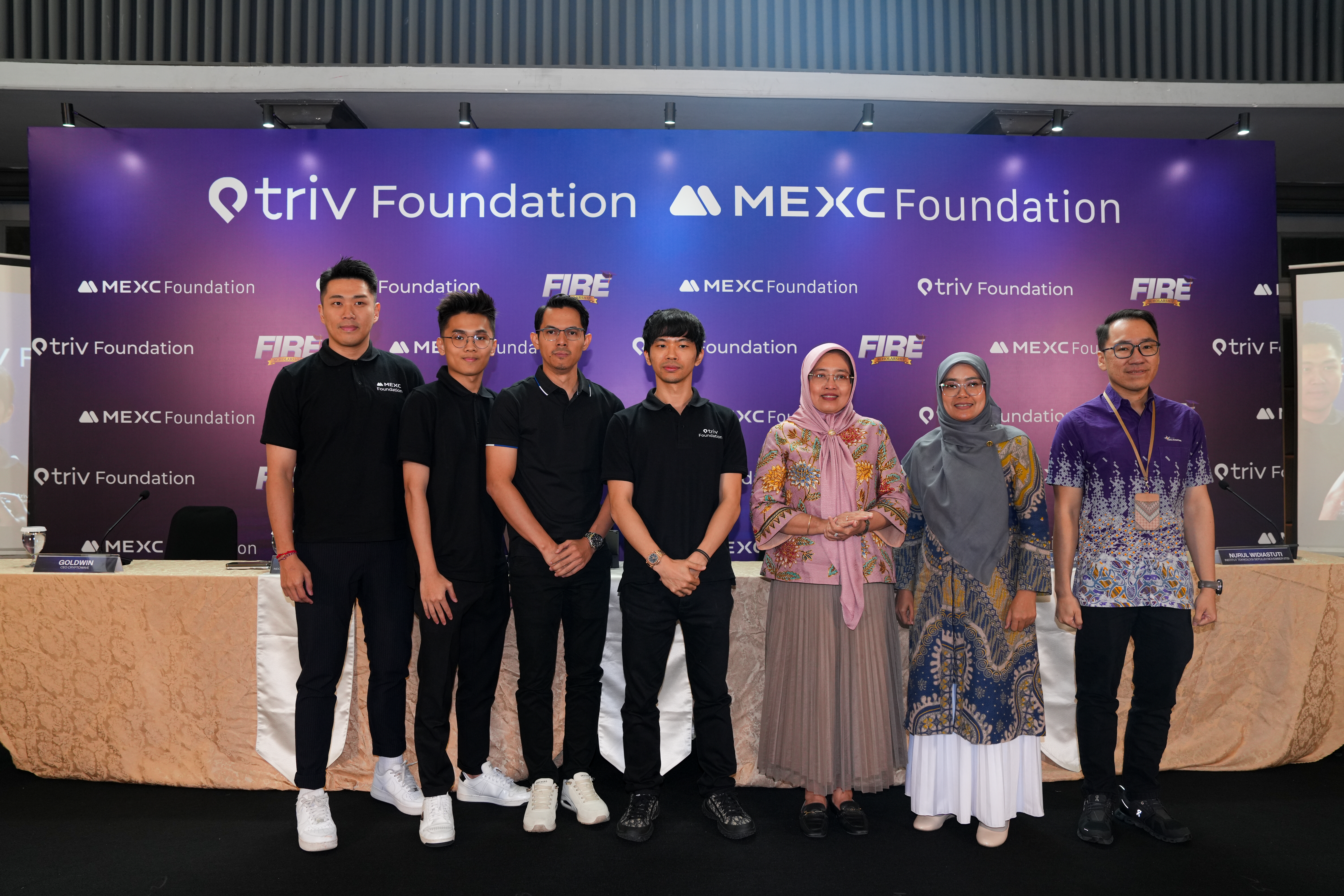 Delapan Mahasiswa Indonesia Raih Beasiswa F.I.R.E dari Triv Foundation & MEXC Foundation