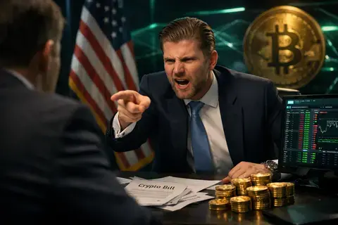 Eric Trump Tuduh Bank Besar Jegal UU Kripto demi Pertahankan Monopoli