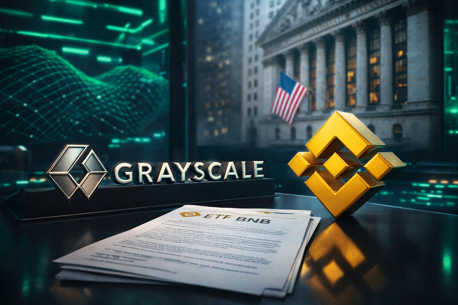 Grayscale Resmi Ajukan Dokumen ETF BNB ke SEC