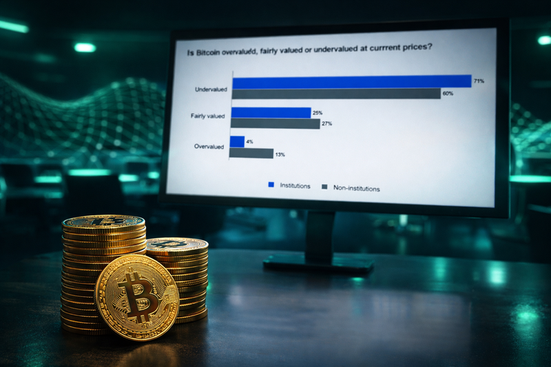 Survei Coinbase Catat Lebih dari 70% Investor Institusi Nilai Bitcoin Masih Undervalued