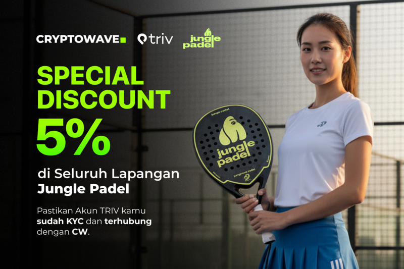 Jungle Padel Beri Diskon 5% Untuk Pengguna Triv dan CryptoWave
