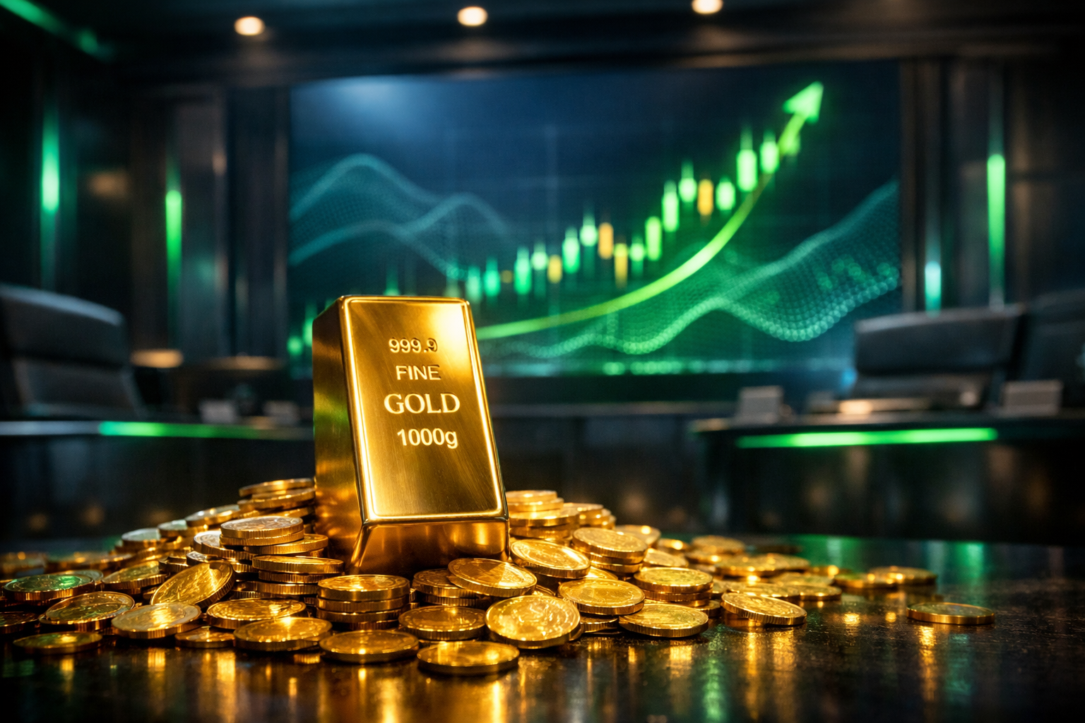 Tembus ATH $5.500, Harga Emas Naik $500 dalam 72 Jam