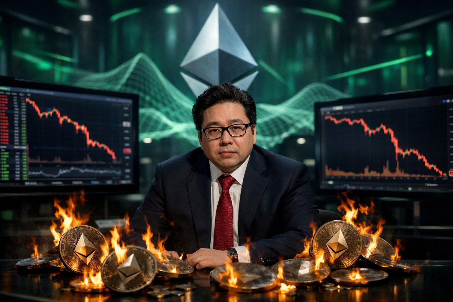 Portofolio Ethereum Tom Lee Rugi Lebih dari $6,15 Miliar