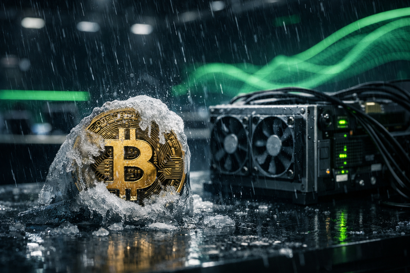 Badai Musim Dingin AS Tekan Produksi Mining Bitcoin