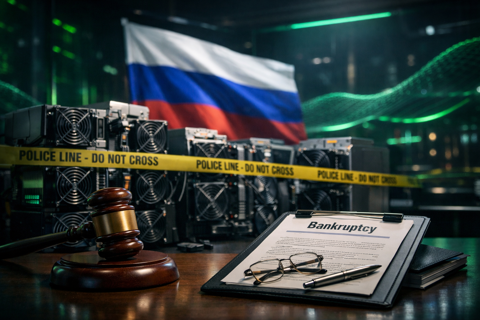 Founder Terlibat Penggelapan Pajak, Perusahaan Mining Bitcoin Rusia Bangkrut