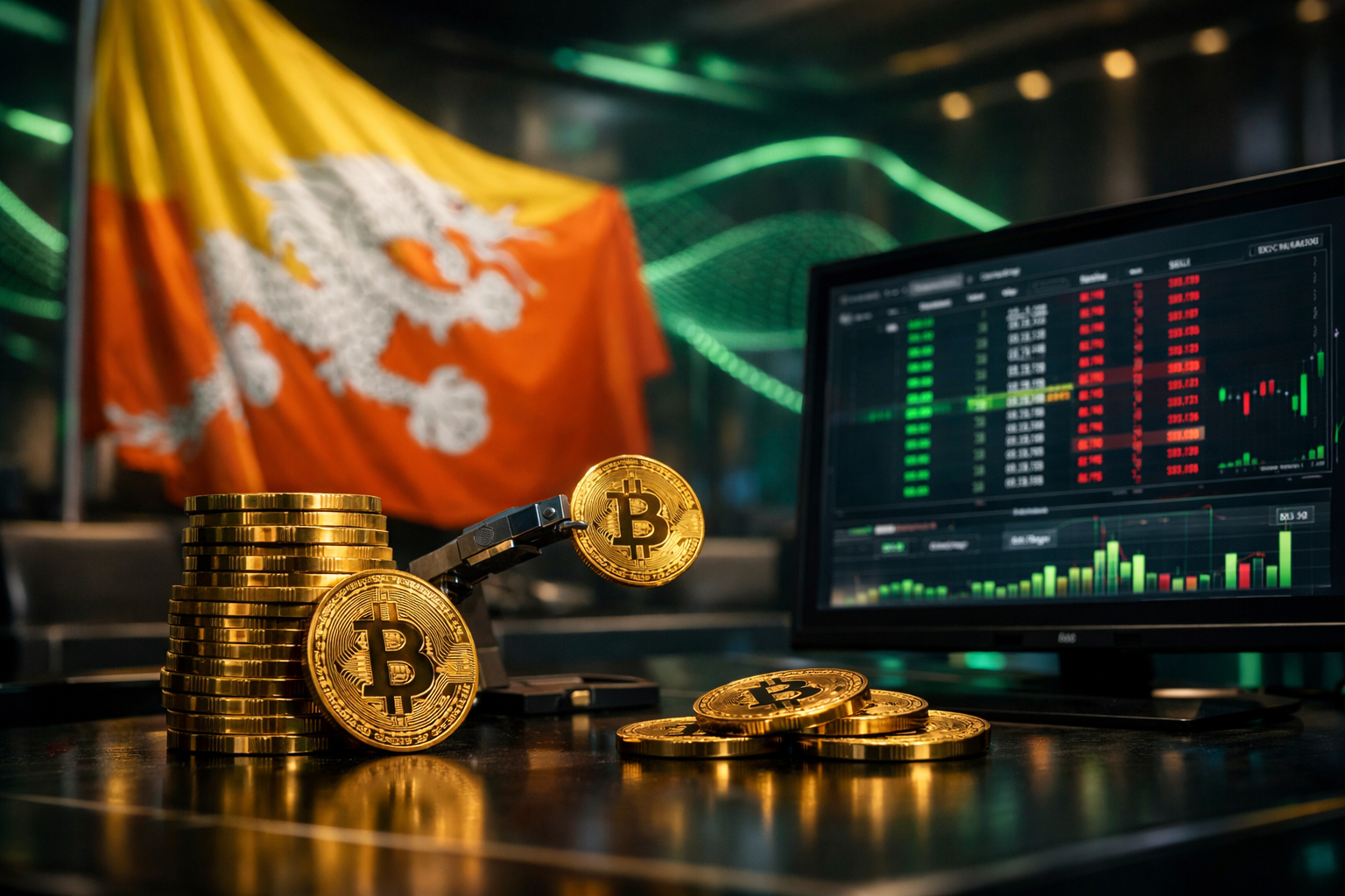 Bhutan Lepas Muatan, Jual 284 BTC Hasil Mining