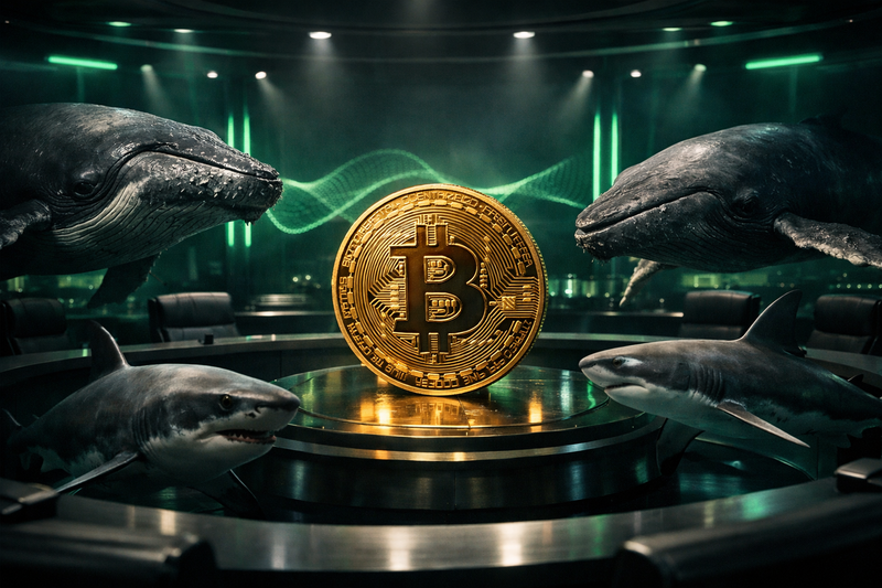 Jumlah Whale dan Shark Bitcoin Turun ke Level Terendah Dalam 9 Bulan