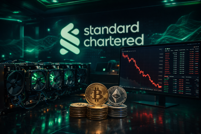 Standard Chartered: BTC Berisiko Dump ke $50.000, ETH ke $1.400