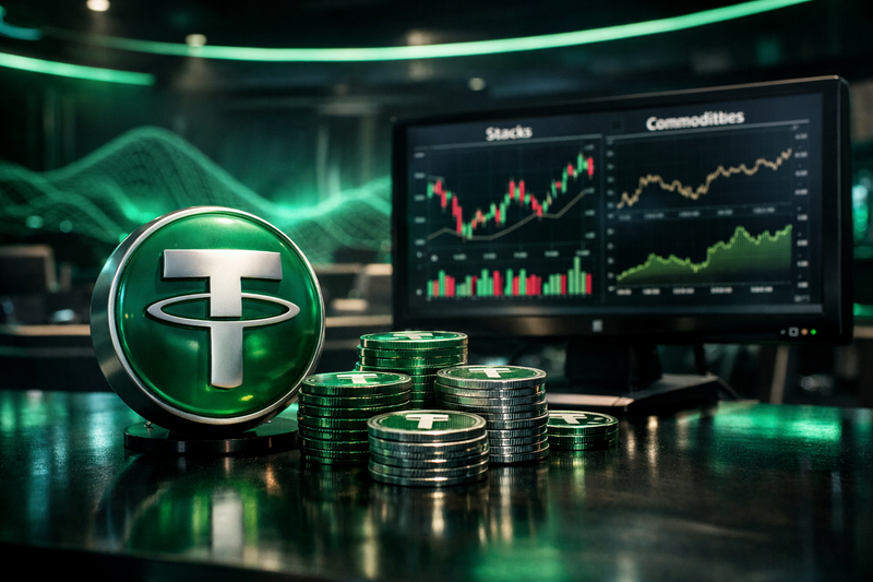 Perluas Dominasi USDT, Tether Hadirkan Trading Saham dan Komoditas di Dreamcash