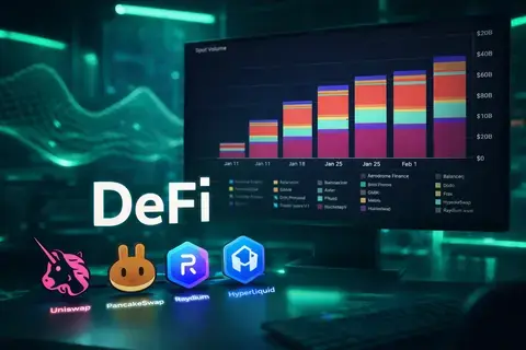 Volume Spot DeFi Melonjak 3 Kali Lipat Sejak Awal 2026