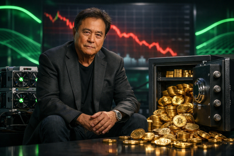 Robert Kiyosaki Peringatkan Market Saham Segera Crash, Waktunya Borong Bitcoin