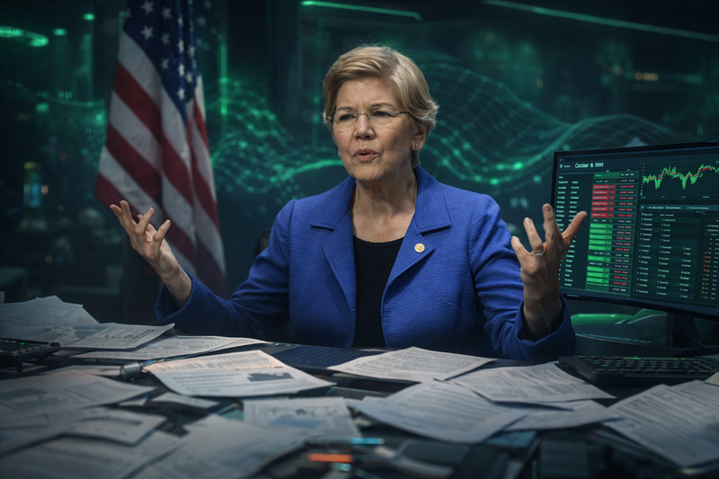 Elizabeth Warren Desak Fed dan Treasury Tolak Bailout bagi Industri Kripto