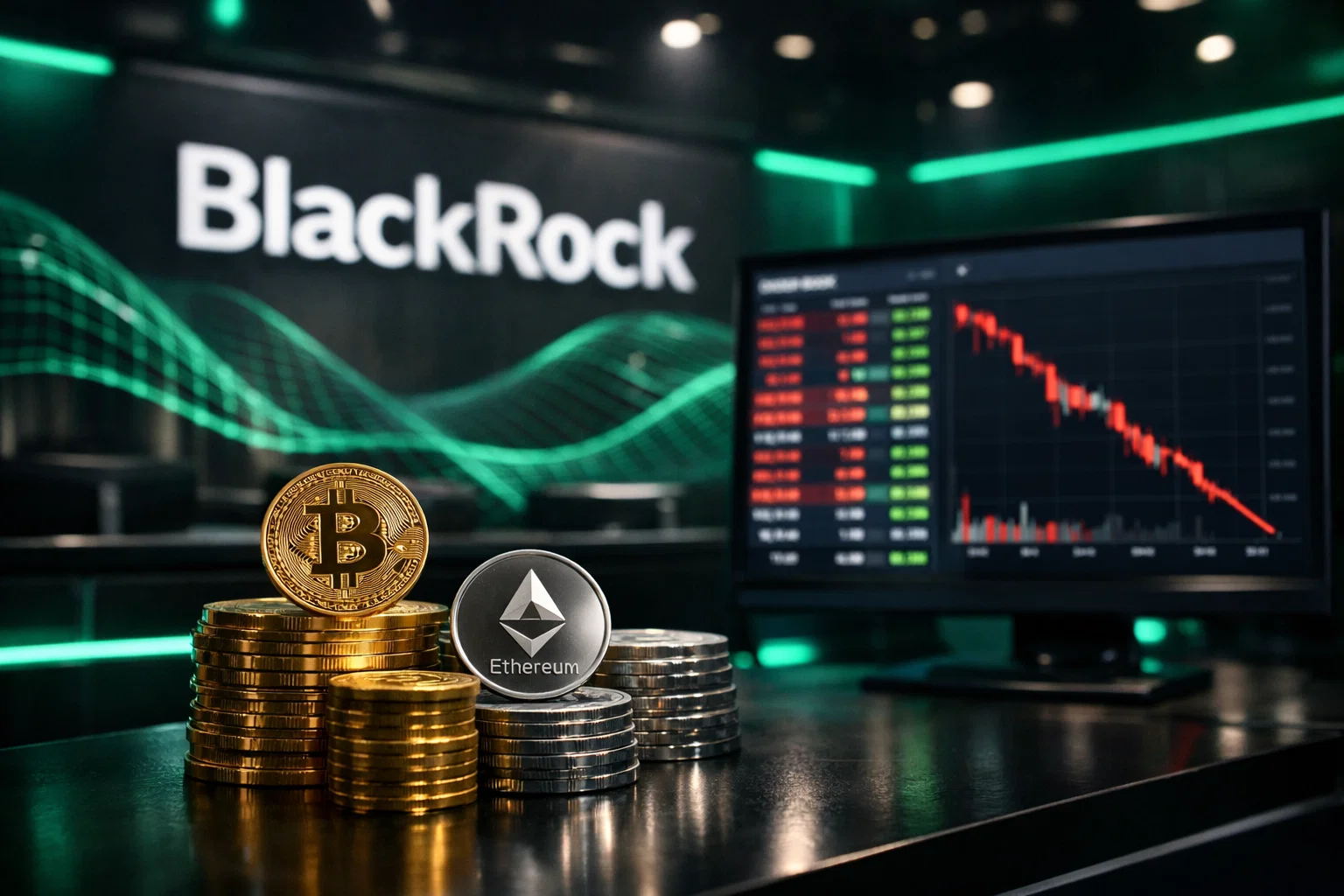 BlackRock Kirim 1.134 BTC dan 7.553 ETH ke Coinbase, Indikasi Jual Barang?