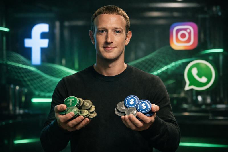 Mark Zuckerberg Berencana Aktifkan Kembali Proyek Stablecoin Untuk Konten Kreator