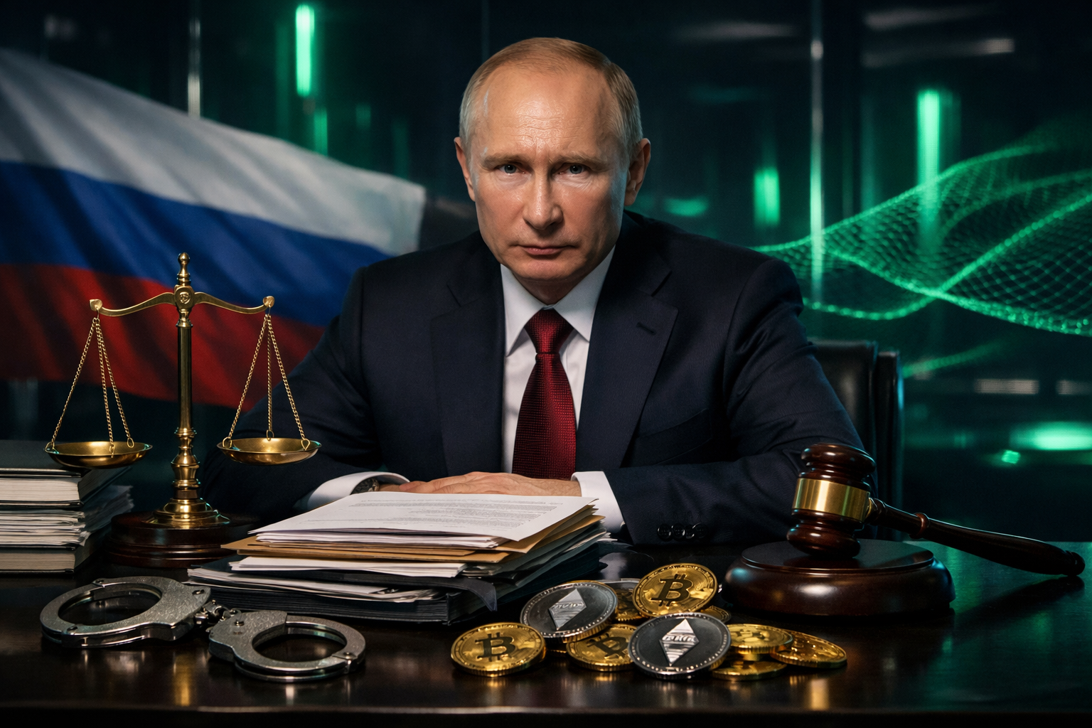 Sah! Putin Teken Aturan Penyitaan Aset Kripto Milik Pelaku Kriminal