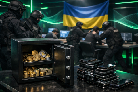 Aparat Ukraina Grebek Sindikat Exchange Kripto Palsu Beromzet Jutaan Dolar