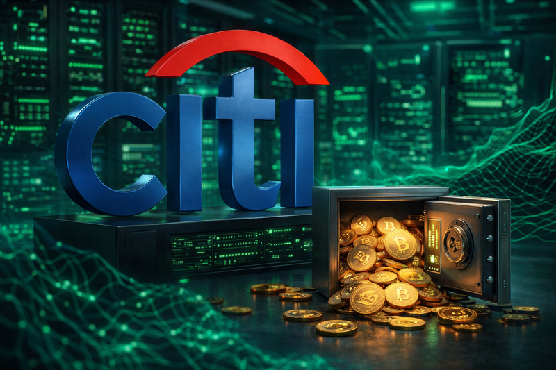 Citigroup Akan Integrasikan Bitcoin ke Layanan Wealth Management Senilai $30 Triliun