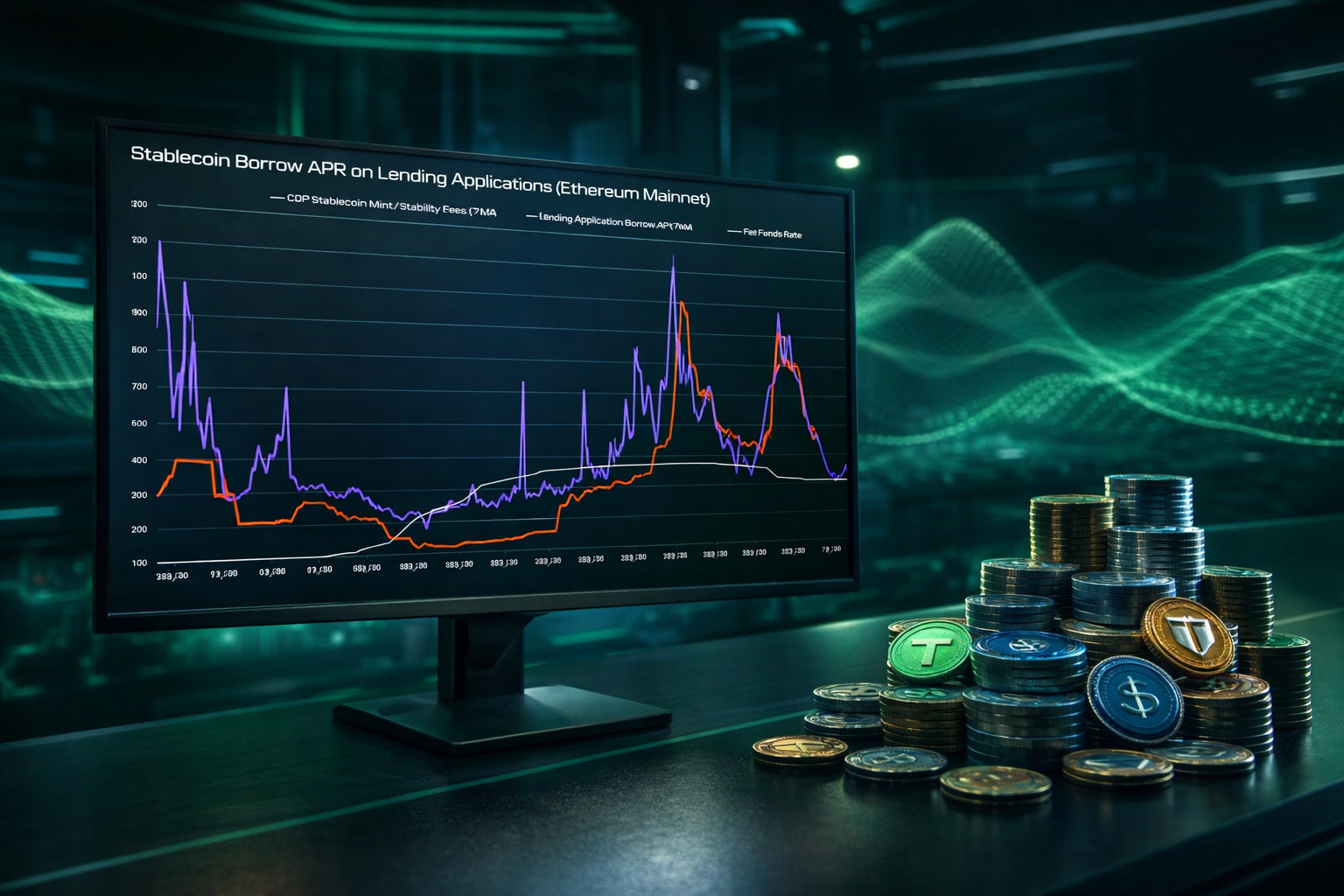 Suku Bunga The Fed Jadi Acuan Biaya Pinjam Stablecoin Onchain