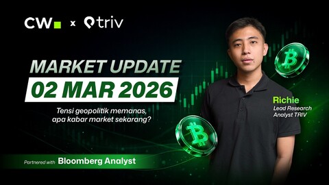 Podcast Terbaru CryptoWave : Market Update Bahas Dampak Ketegangan Iran–AS ke Pasar Kripto