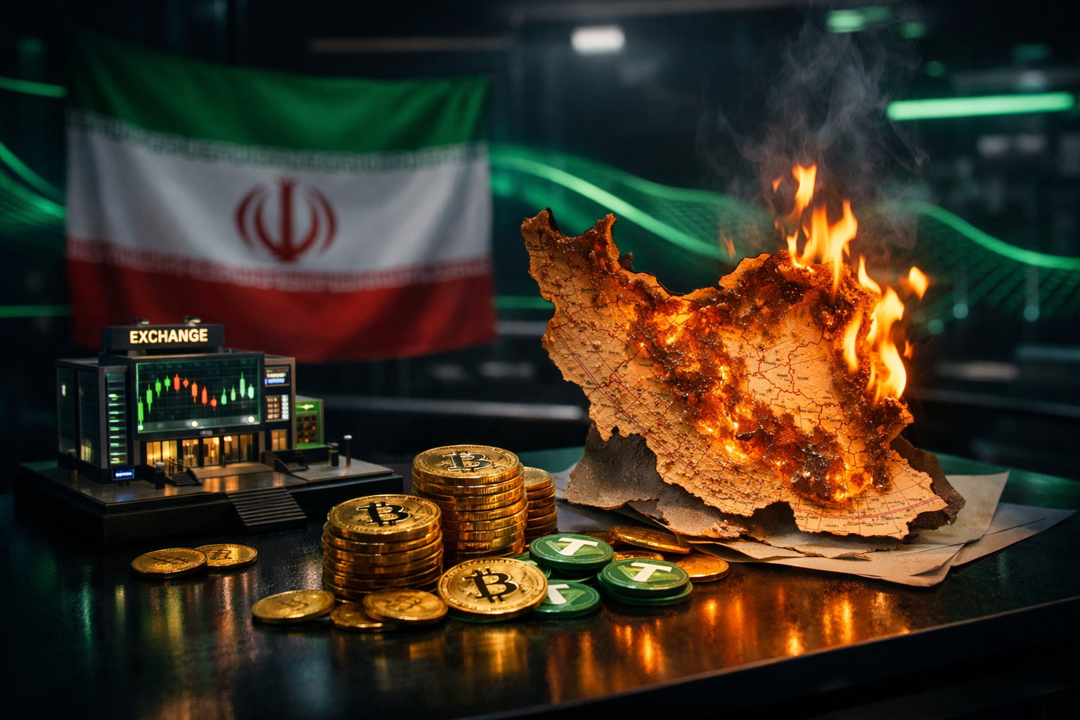 Serangan Israel Picu Capital Outflow Masif di Bursa Kripto Terbesar Iran