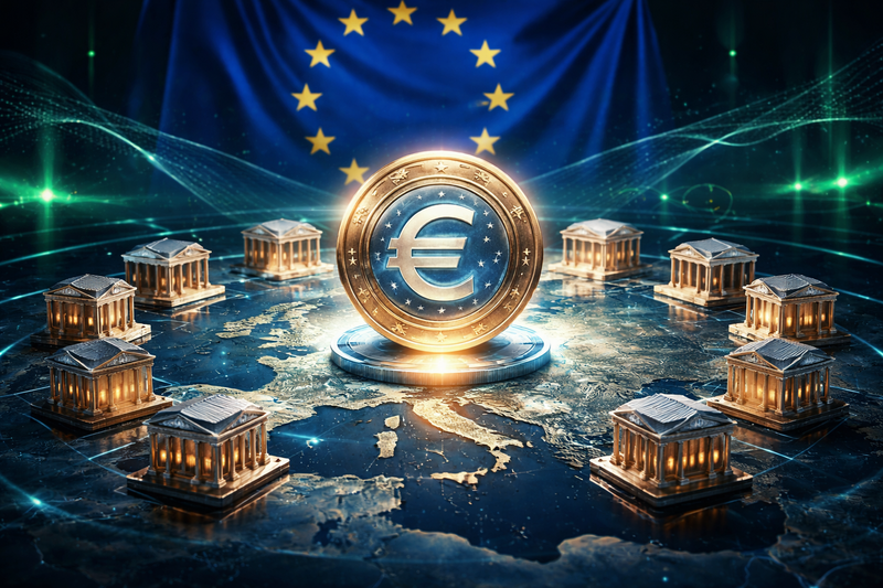 Tantang Dominasi Dolar, 12 Bank Eropa Berkolaborasi Luncurkan Stablecoin